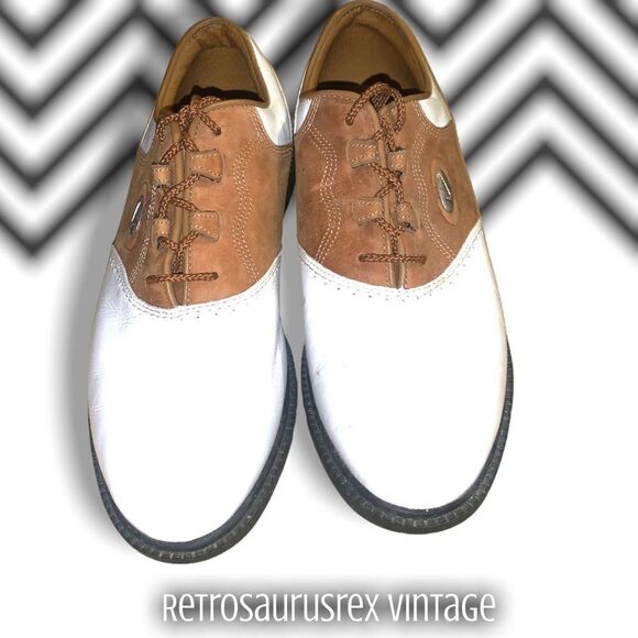 VINTAGE 1990’s Nike Women’s Zoom Air Kempshall Suede Saddleback Golf Cleats, 7.5 - Picture 3 of 5